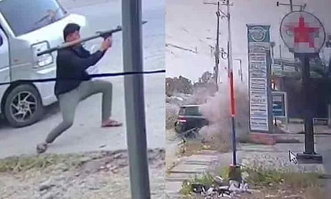 Land Cruiser спаси кмет от атака с РПГ