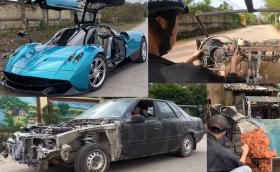 Daewoo Espero се превърна в Pagani Huayra (Видео)