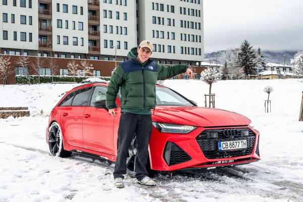  ВИДЕО: Наси Свеж сбъдва мечтата си, кара Audi RS 6