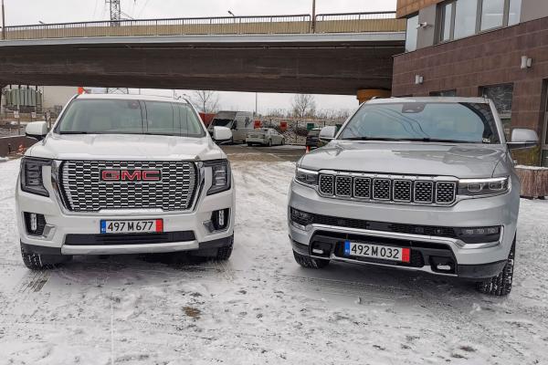 ВИДЕО: V8 ТИТАНИ - Jeep Grand Wagoneer VS. GMC Yukon Denali