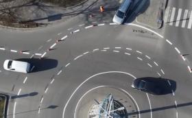 Шумен изуми с най-кръглото кръгово кръстовище, което сме виждали