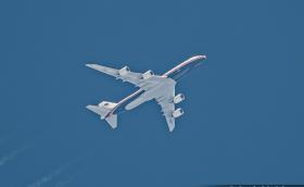 Тръмп прелетя над България с новия си Air Force One