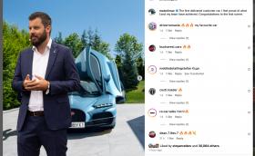 Първото клиентско Bugatti Tourbillon вече е у нас. Предал го е лично Мате Римац