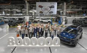 Заводът на Dacia в Румъния произведе 8-милионния си автомобил