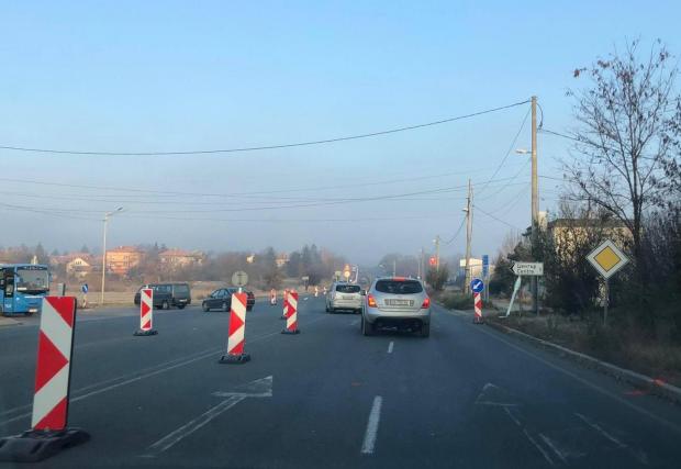 Пускат ново кръгово кръстовище по път София – Костинброд в района на Волуяк