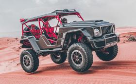 Brabus Crawler е карбонова G-класа* с 900 к.с., предназначена за пустинята