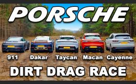 Шест Porsche-та в калта: 911 Dakar ли е най-добро от тях? (Видео)