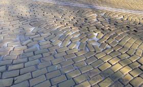 Започна ремонтът на ремонта на жълтите павета в София