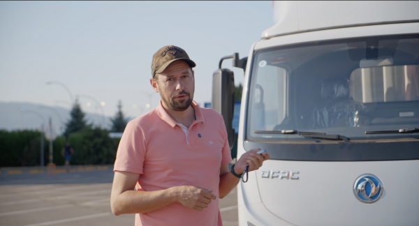 ВИДЕО: Първият камион в канала ни – Dongfeng EV18