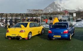 Джеймс Мей е приет в болница след катастрофа с Evo 8