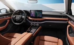 Това е интериорът на Skoda Superb