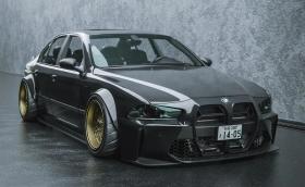 Да, това е BMW Серия 5 (Е39) с лице на M3 (G80)