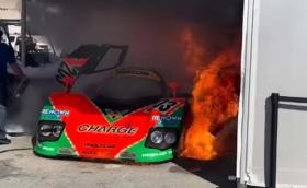 Рядка Mazda 767B изгоря на Laguna Seca, но ще бъде възстановена