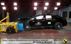 Вижте как EuroNCAP блъска няколко броя Mercedes-Benz EQS
