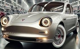 Изкуствен интелект нарисува как щеше да изглежда Tesla през 50-те години