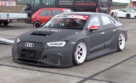 VR6 с 1400 к.с. превръща това Audi RS3 в свирепа машина (Видео)