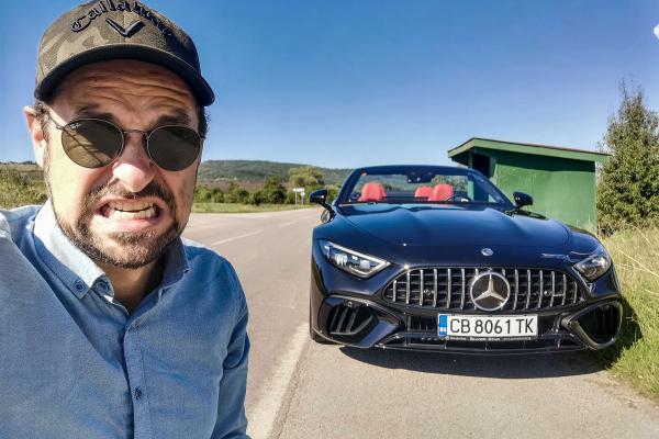 Карахме новия Mercedes-AMG SL 55! Видео!