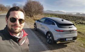 Какъв е пробегът на Renault Megane E-Tech Electric в студено време? Видео