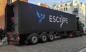 Първата ескейп стая на колела у нас е в контейнер на тир