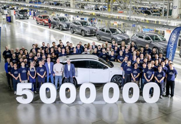Hyundai отбеляза 5 млн. произведени автомобила в Чехия