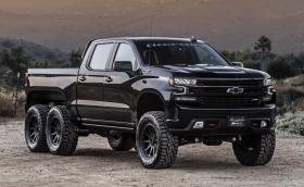 Още един 6x6 от Hennessey - на базата на Chevy Silverado. Голям е!