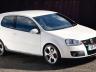 MkV GTI. Петицата, която препраща към оригинала с детайли, като червения акцент в решетката например. Моторът е 2-литров TFSI, мощността е 200 коня, ускорението до сто 7,2, а максималната скорост е 233 км/ч. (6,9 и 234 с DSG).