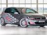 Golf GTI Heartbeat. Също концепция, която чества 40-тата годишнина на GTI. Мощността е 400 коня - супер –, а задвижването е двойно. Стереото също е доста мощно (1360 вата).