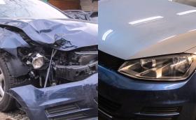 VW Golf Mk7: пътят от катастрофата до Горубляне и село Труд. Видео