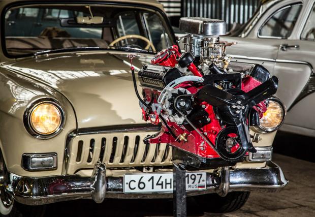 Хотрод по московски: ГАЗ 21 с 5-литров Ford V8