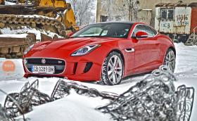 Добра зимна кола ли е Jaguar F-Type V6 S AWD? Галерия и видео