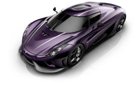 Koenigsegg Regera с лилав карбон в чест на Принс. Галерия и инфо