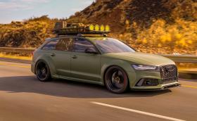 Това RS 6 е по-зелено от танк. И доста по-бързо...