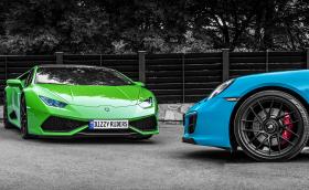 Карахме Lambo Huracan и Porsche 911 Targa 4 GTS. Видео