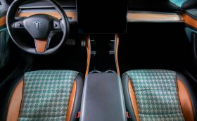 Tesla Model 3 с интериор от Vilner: нищо общо със серийната скука