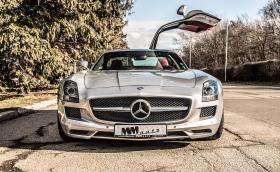 Караме Mercedes-Benz SLS AMG: неповторим, брутален. Видео!