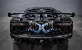 Първото в света Lambo Aventador SVJ Twin Turbo. Разполага с 2000 коня на колелата и е дело е на Underground Racing