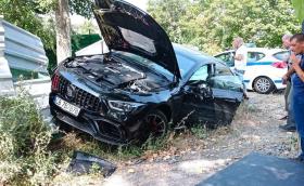 Тотализираха AMG GT 63 S BRABUS 700 край Слънчев бряг