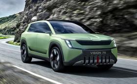 Vision 7S е огромна електрическа Skoda с вграден телевизор за моментите, в които чакате да се зареди…