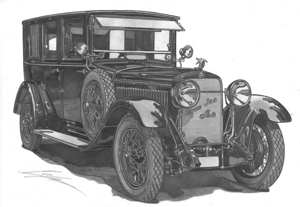 Skoda Hispano-Suiza Limousine 25/100HP, 1926-1929. Внушителна лимузина, от която са произведени едва 100 екземпляра, всеки по специална поръчка и с уникална каросерия. Развива впечатляващите за времето си 140 км/ч