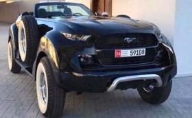 Това е най-големият и абсурден Ford Mustang GT 4x4 в света. Шасито е от Dodge Ram