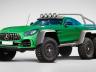 Merc-AMG GT 6x6. И тук нещата излизат извън контрол. Сравнително компактното спортно купе на AMG, качено на шасито на бруталната G-Class 6x6.